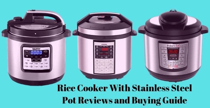 Rice Cooker With Stainless Steel Pot
