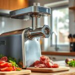 how does a meat grinder work