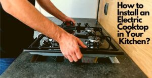 how to install electric cooktop