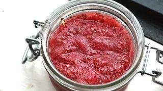 strawberry and rhubarb jam