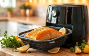 how long do I cook salmon in air fryer