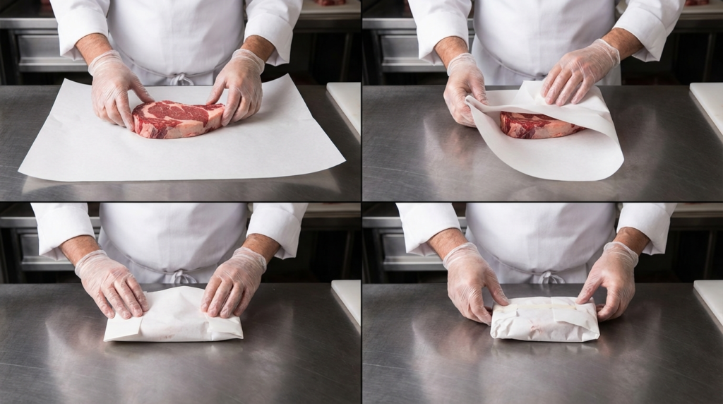 how to wrap meat for freezing