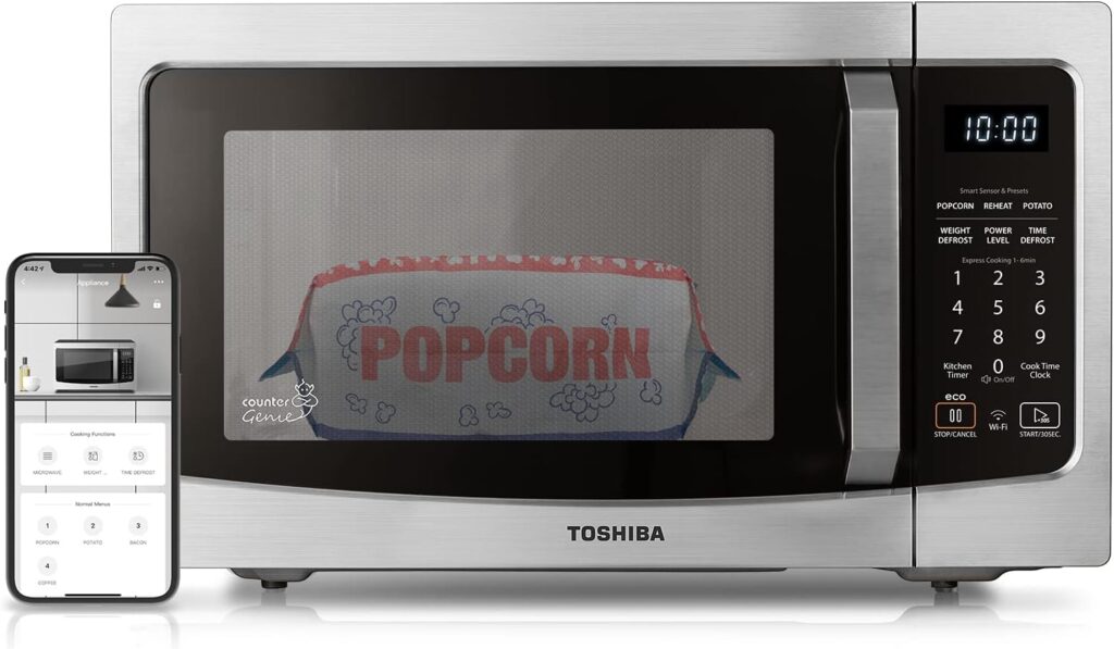 Toshiba ML-EM34P (SS) Smart Countertop Microwave