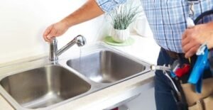how to unclog a double kitchen sink