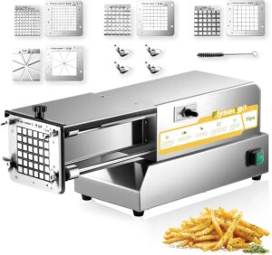 Flyseago Electric French Fry Cutter​ With 4 Blades