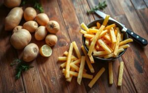 how to cut french fries by hand