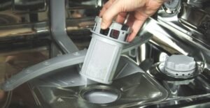 how to change dishwasher filter