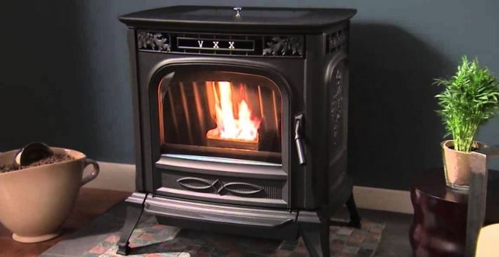how many watts does a pellet stove use