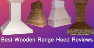 Wooden range hood
