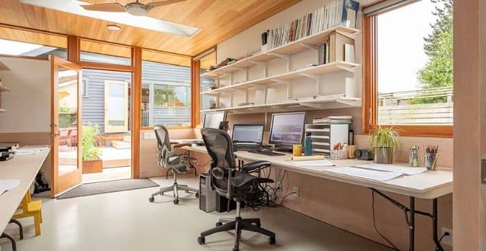 turn your shed into a home office