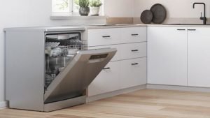 how to install a freestanding dishwasher