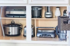 how to store small kitchen appliances