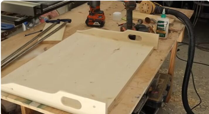 how to make a wood cover for gas stove top