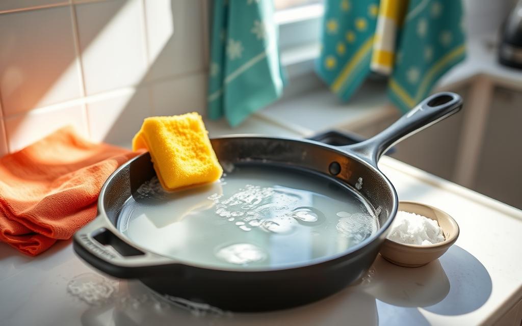 Cleaning Enamel Cast Iron