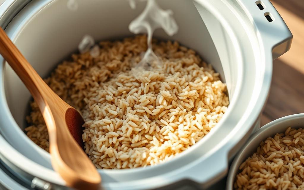 How to cook brown rice in a rice cooker