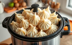 How to use a rice cooker for steaming dumplings