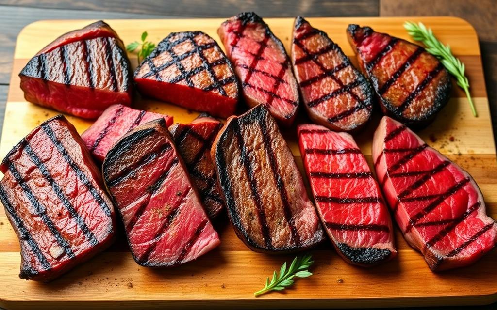 Reverse seared meat doneness levels