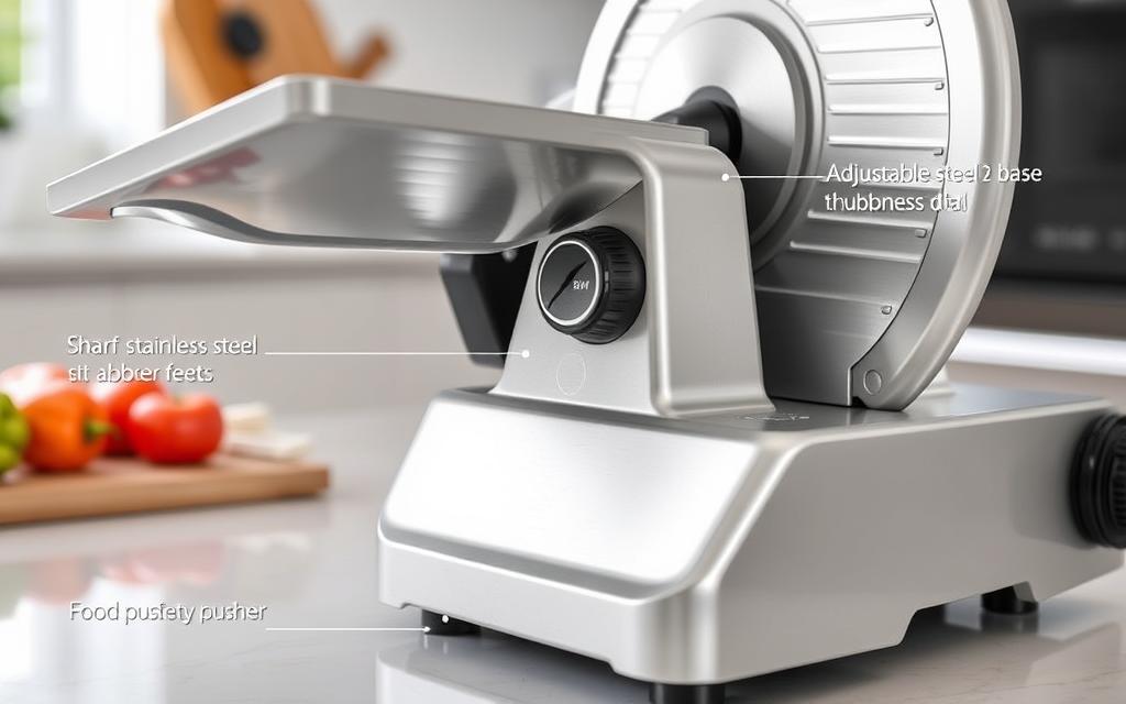 meat slicer features