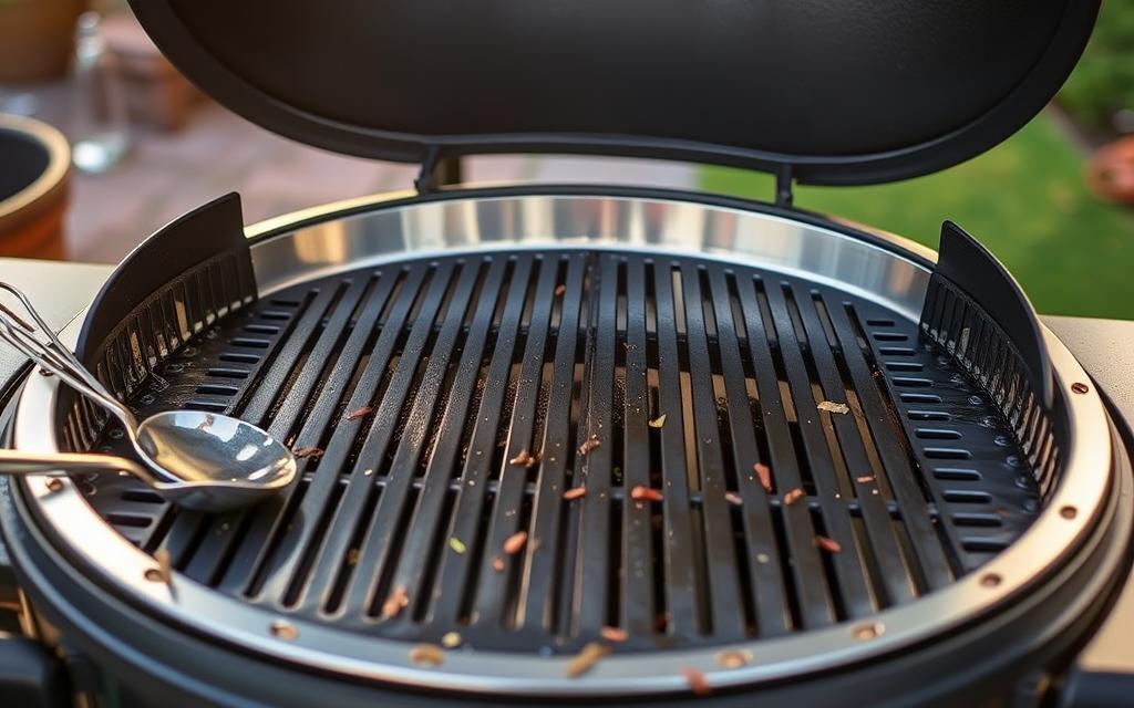 pellet grill drip tray cleaning