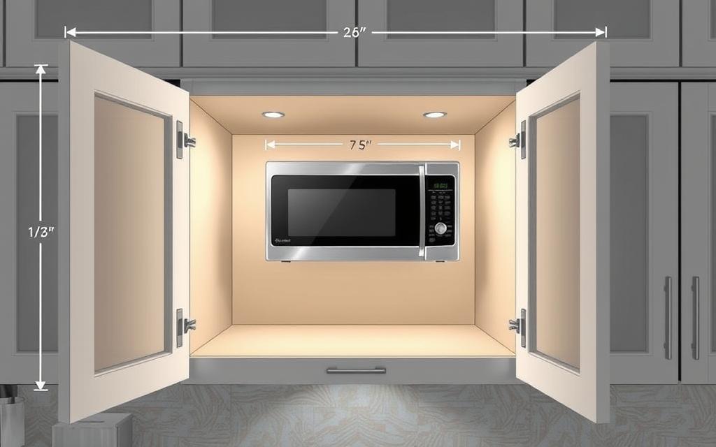 Microwave Cabinet Dimensions Guide