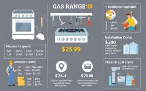 gas range installation cost