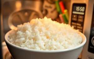 how to reheat rice in microwave oven