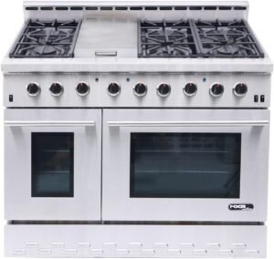 NXR NK4811 Entree 48 inch 7.2 Cubic Feet Gas Range