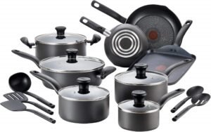 T-fal B208SI64 Initiatives Nonstick Cookware Set