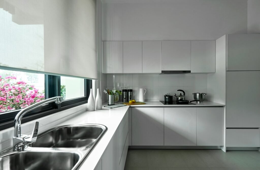 double bowl kitchen sink