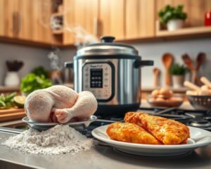 how to fry chicken in a pressure cooker