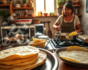 how to warm tortillas and keep them soft