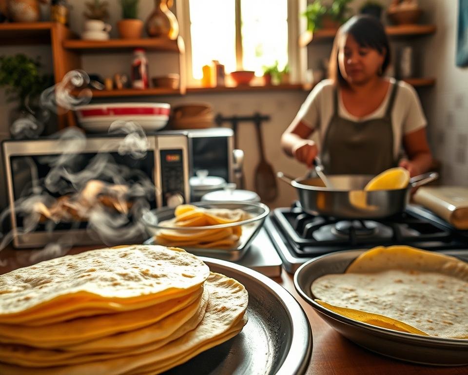 how to warm tortillas and keep them soft