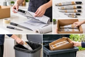 how to dispose of kitchen knives