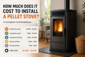 how much does it cost to install a pellet stove