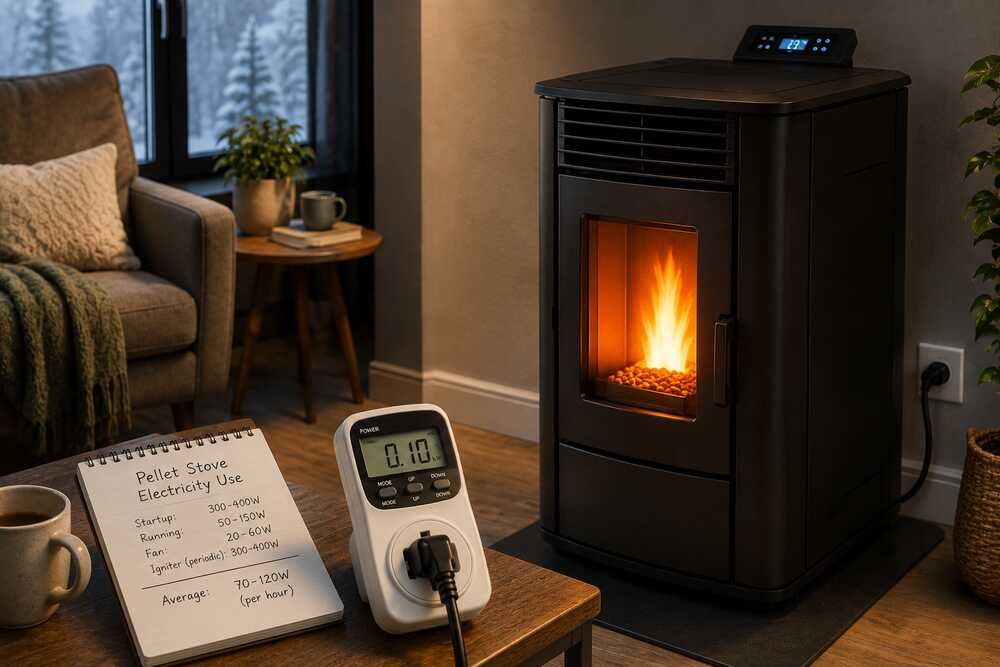 How much electricity does a pellet stove use how much electricity does a pellet stove use