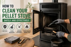 how to clean a pellet stove