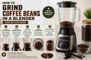 how to grind coffee beans in a blender