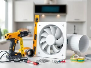 how to install exhaust fan in kitchen