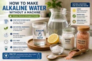 how to make alkaline water without a machine
