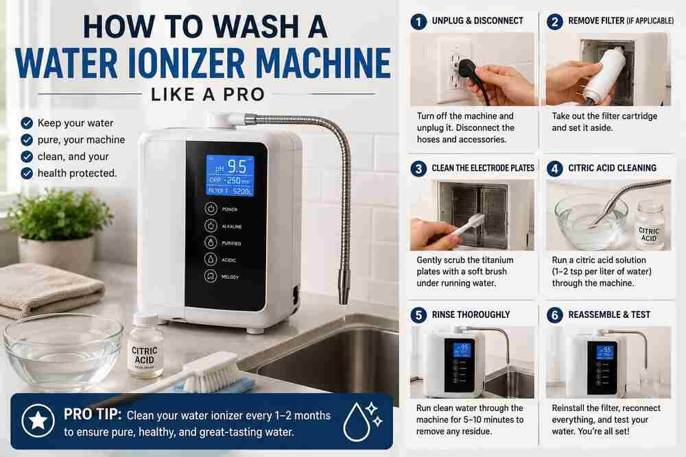 How to wash a water ionizer machine how to wash a water ionizer machine