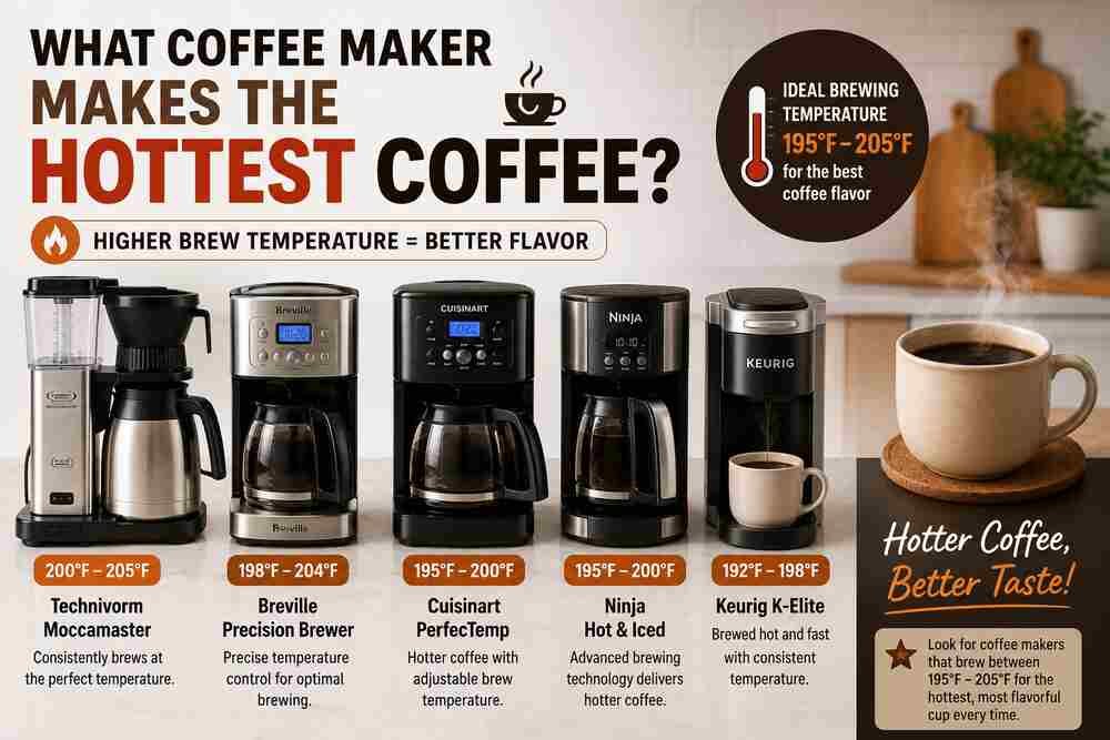 What coffee maker makes the hottest coffee what coffee maker makes the hottest coffee
