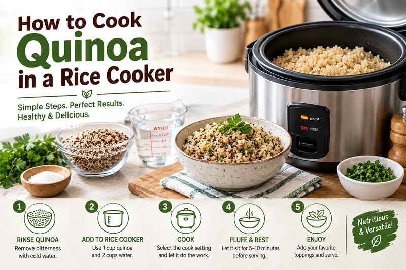 How to cook quinoa in a rice cooker how to cook quinoa in a rice cooker