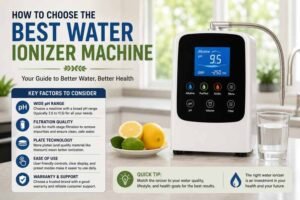 How to replace water ionizer filters