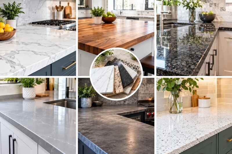 Types of countertops for your kitchen renovation plans Types of countertops for your kitchen renovation plans