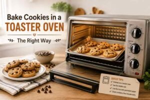 how to bake cookies in a toaster oven