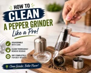 how to clean a pepper grinder