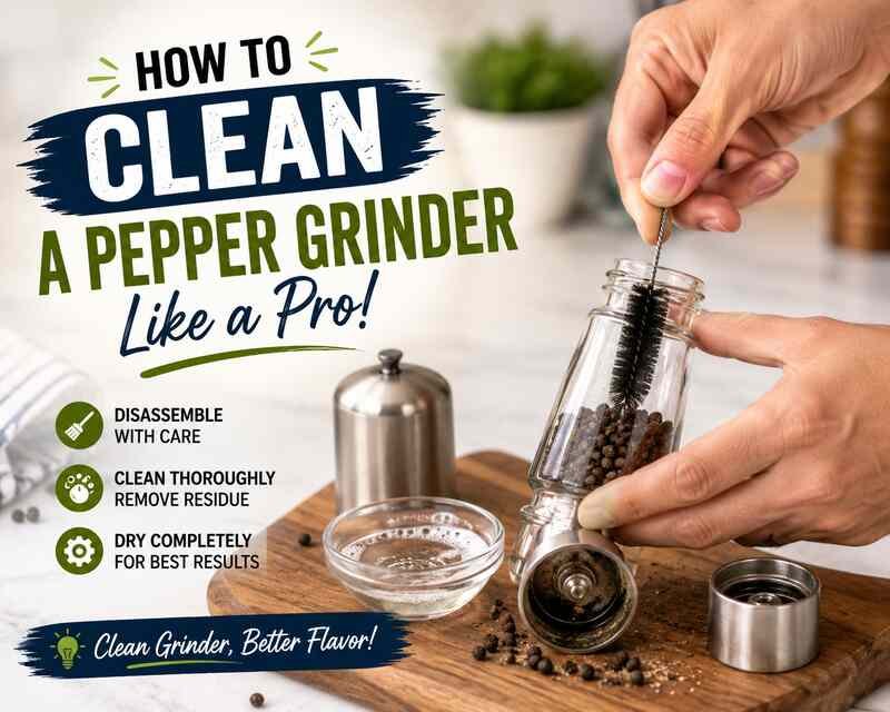 How to clean a pepper grinder how to clean a pepper grinder