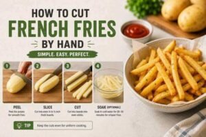 how to cut french fries by hand