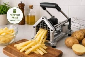 how to use a french fry cutter