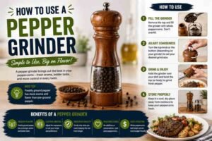 how to use a pepper grinder